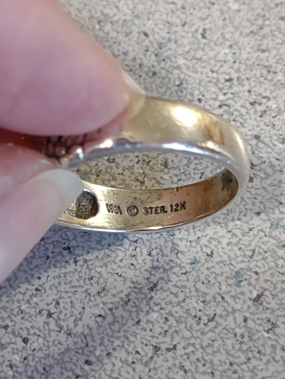 Firm Final Price!*Sterling/12K Ring(11) - Picture 3 of 4